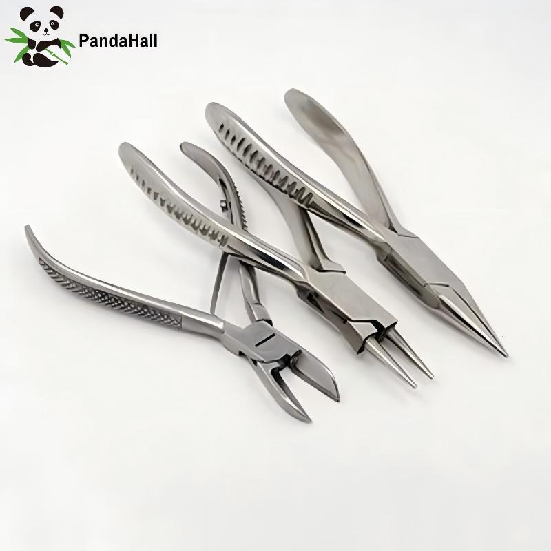 Jewelry Making Pliers Set - 3 Cái/bộ Thép Carbon Bên-Cắt Đường
