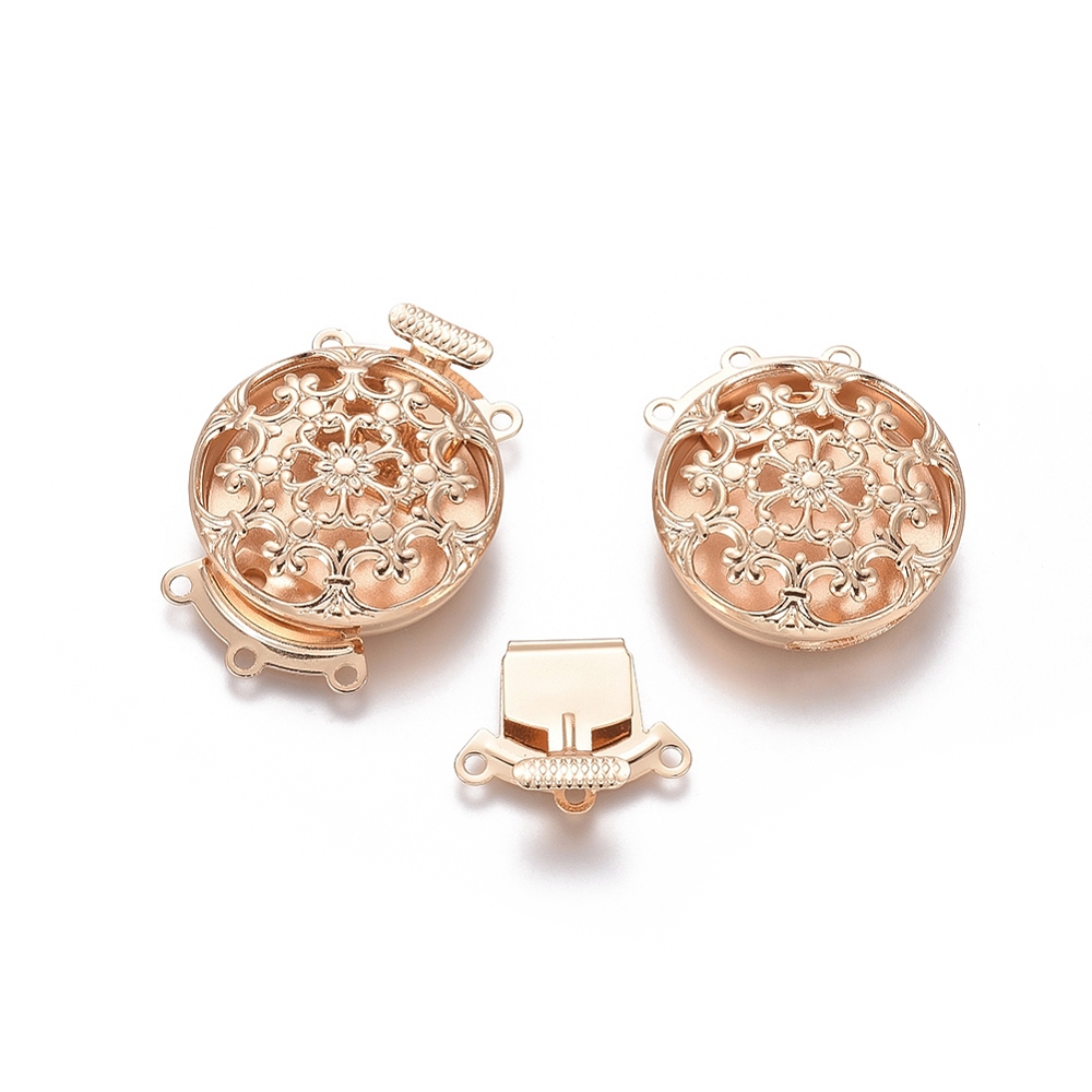 Jewelry Making Kit - 10 Sets Brass Flower Multi-Strand Box