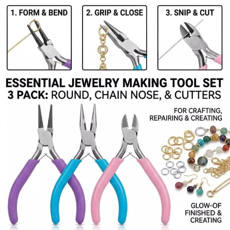 Jewelry Making Pliers Set - 【L】1/3PCS Jewelry Making Pliers Set Needle