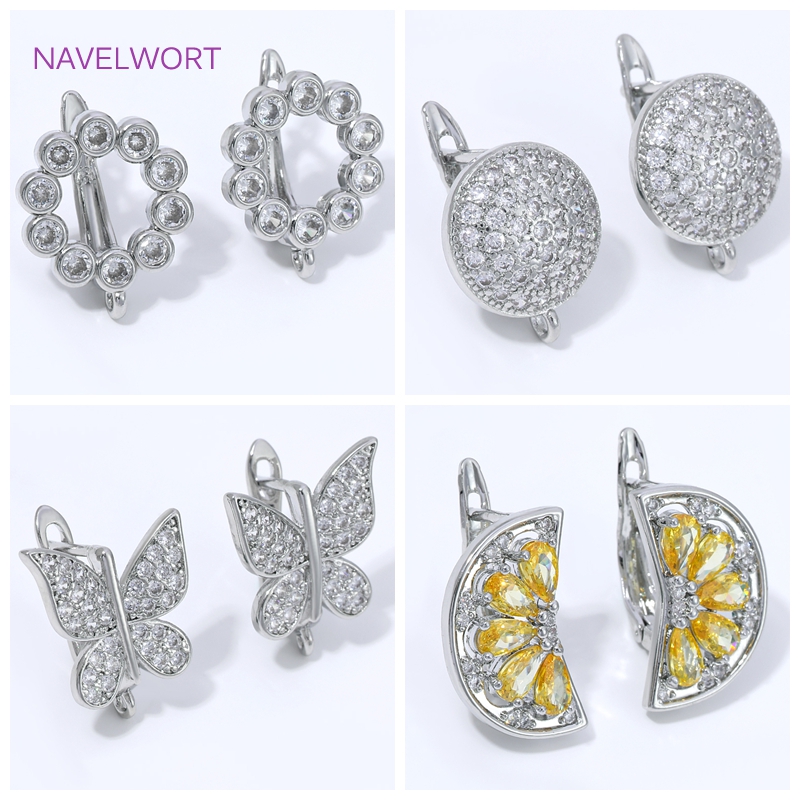 Jewelry Making Kit - 18K Gold Plated Fan Shape Flower