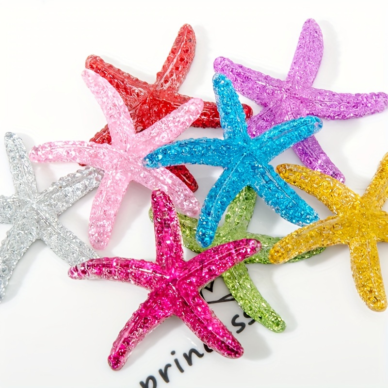 Jewelry Making For Adults - 10Pcs 1.57 Inch Resin Starfish, Mini