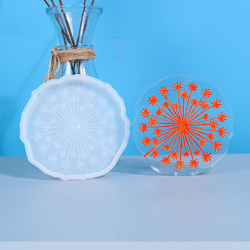 Jewelry Making Table - Bồ Công Anh Coaster Khuôn Silicon