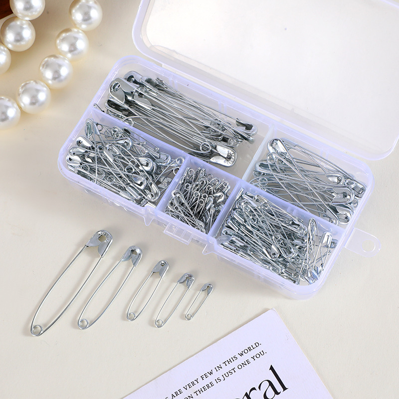 Silver Safety Pins Kit With St - đánh giá và giá Jewelry Making Education