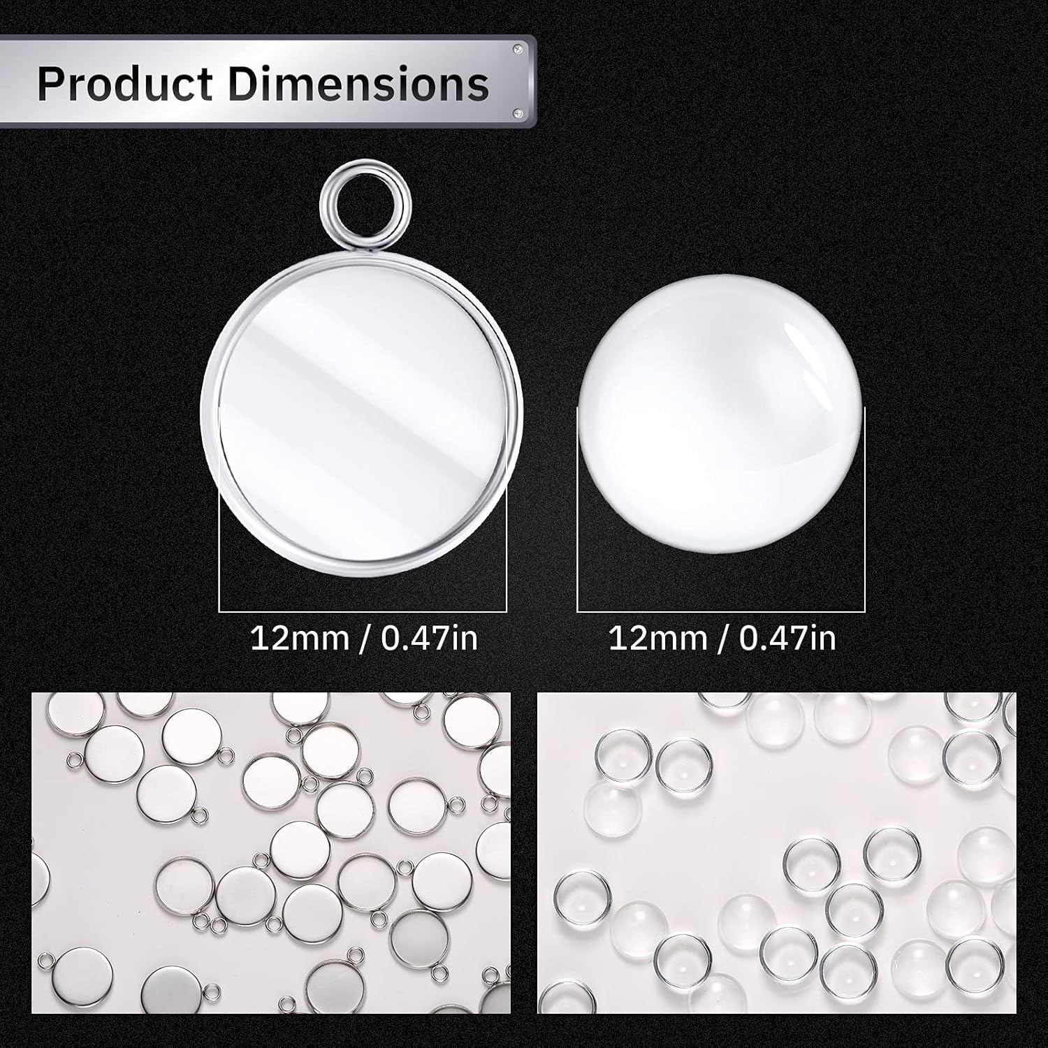 20 Pieces Stainless Steel Roun - đánh giá và giá Pendant Blank Bezel