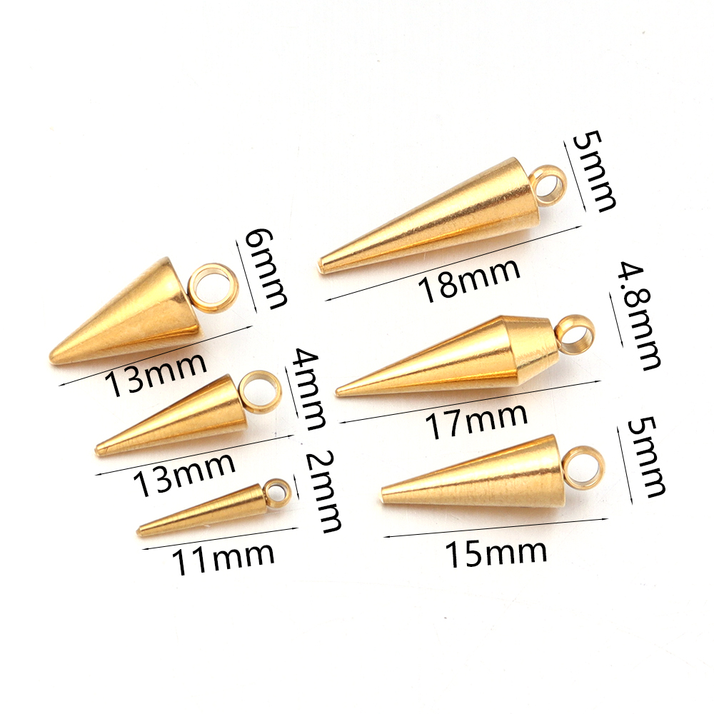 10PCS Stainless Steel Cone Cha - đánh giá và giá Jewelry Making For Adults