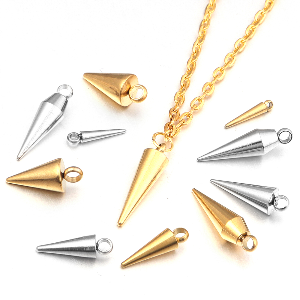 10PCS Stainless Steel Cone Cha - đánh giá và giá Jewelry Making For Adults