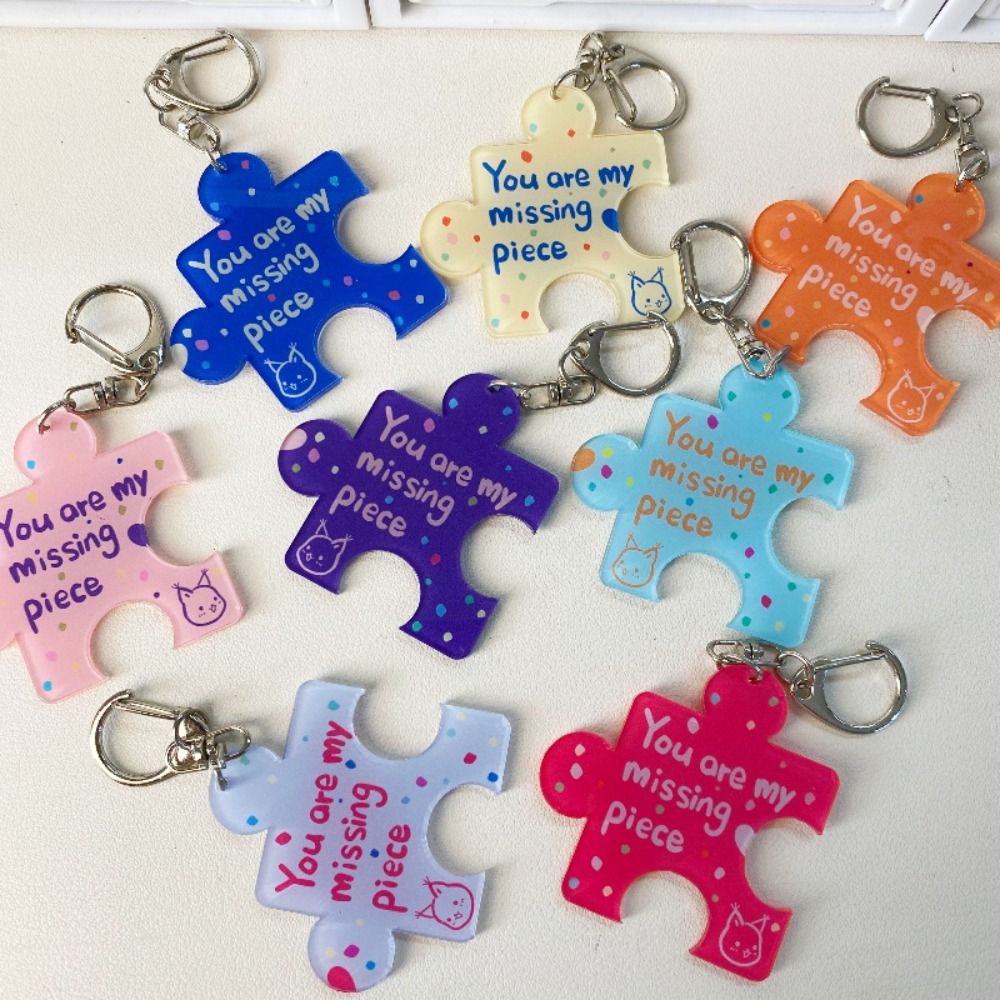Creative Acrylic Puzzle Keycha - đánh giá và giá Jewelry Making Game