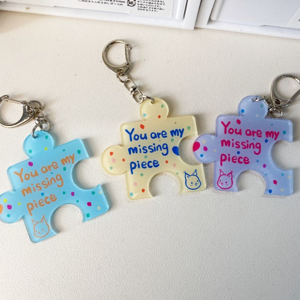 Creative Acrylic Puzzle Keycha - đánh giá và giá Jewelry Making Game
