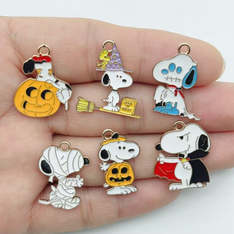 10Pcs Cute Halloween Cartoon P - đánh giá và giá Jewelry Making Diy