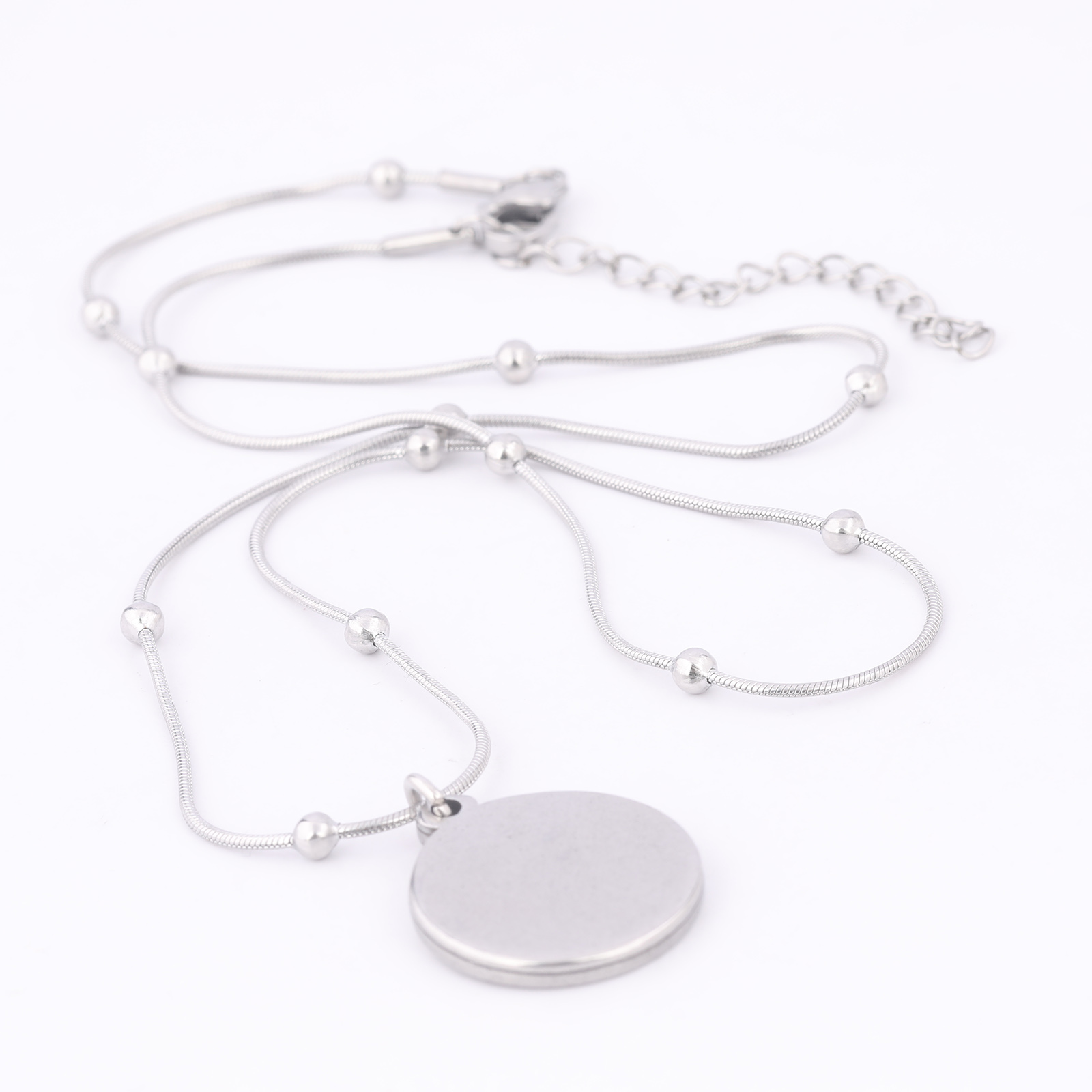 2pcs Stainless Steel Ball Chai - đánh giá và giá Pendant Blank Bezel