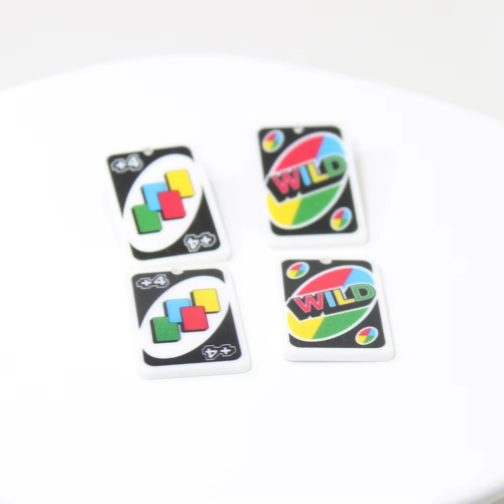 8Pcs/Lot Peker Game Card Charm - đánh giá và giá Jewelry Making Game