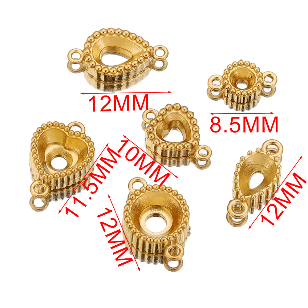 10pcs Stainless Steel Double H - đánh giá và giá Pendant Blank Bezel