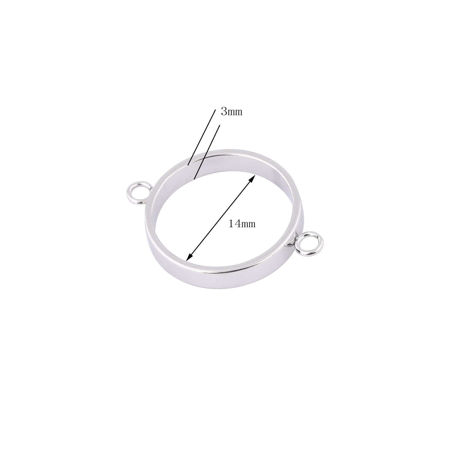 10pcs Stainless Steel 14mm Ope - đánh giá và giá Pendant Blank Bezel