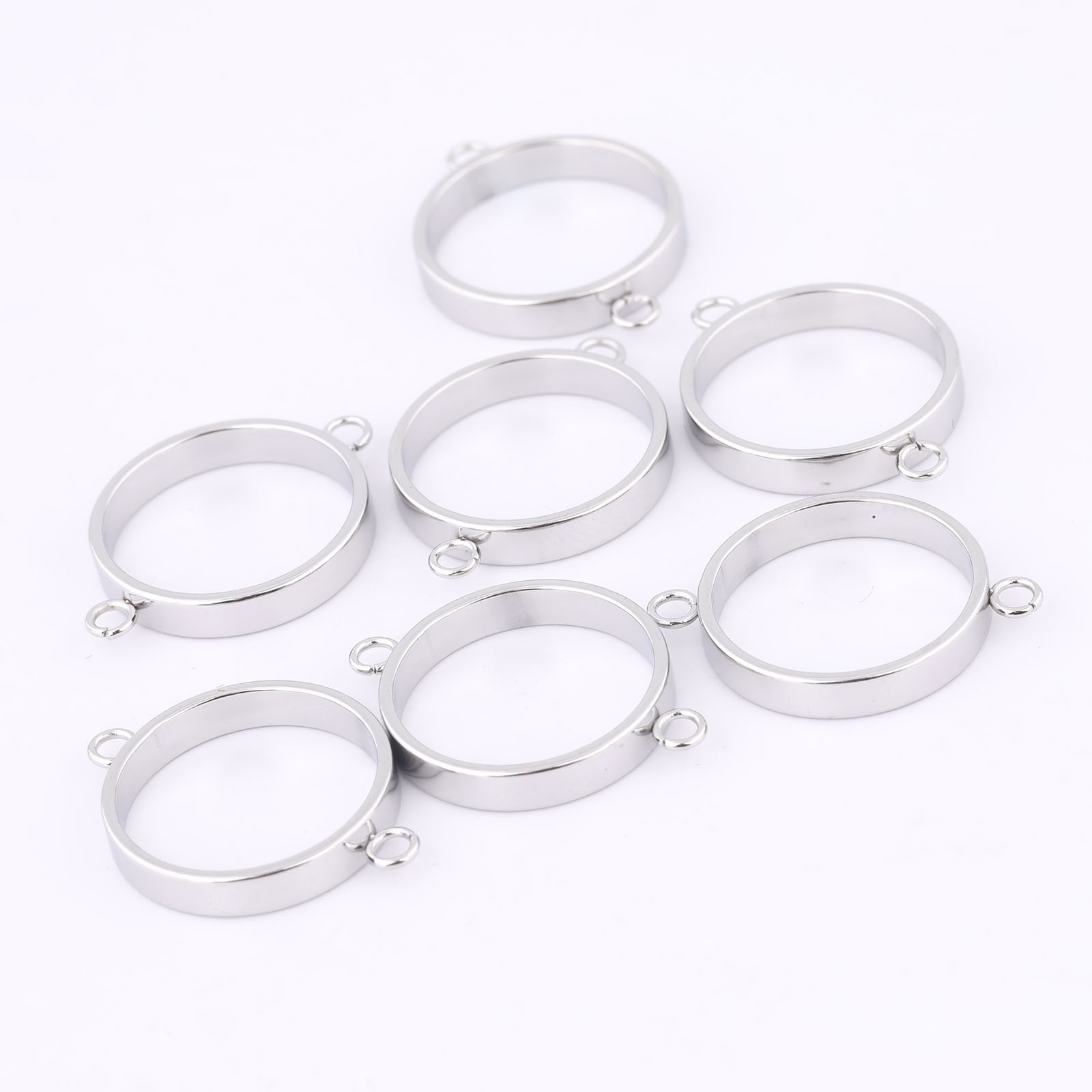 10pcs Stainless Steel 14mm Ope - đánh giá và giá Pendant Blank Bezel