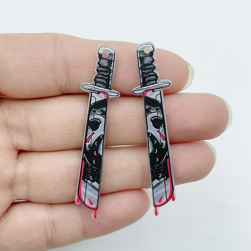 10 pieces of acrylic jewelry H - đánh giá và giá Jewelry Making Diy
