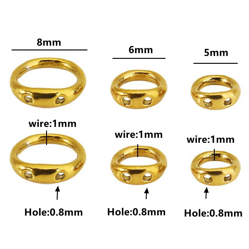 30pcs 5/6/8mm Stainless Steel  - đánh giá và giá Jewelry Making Bead