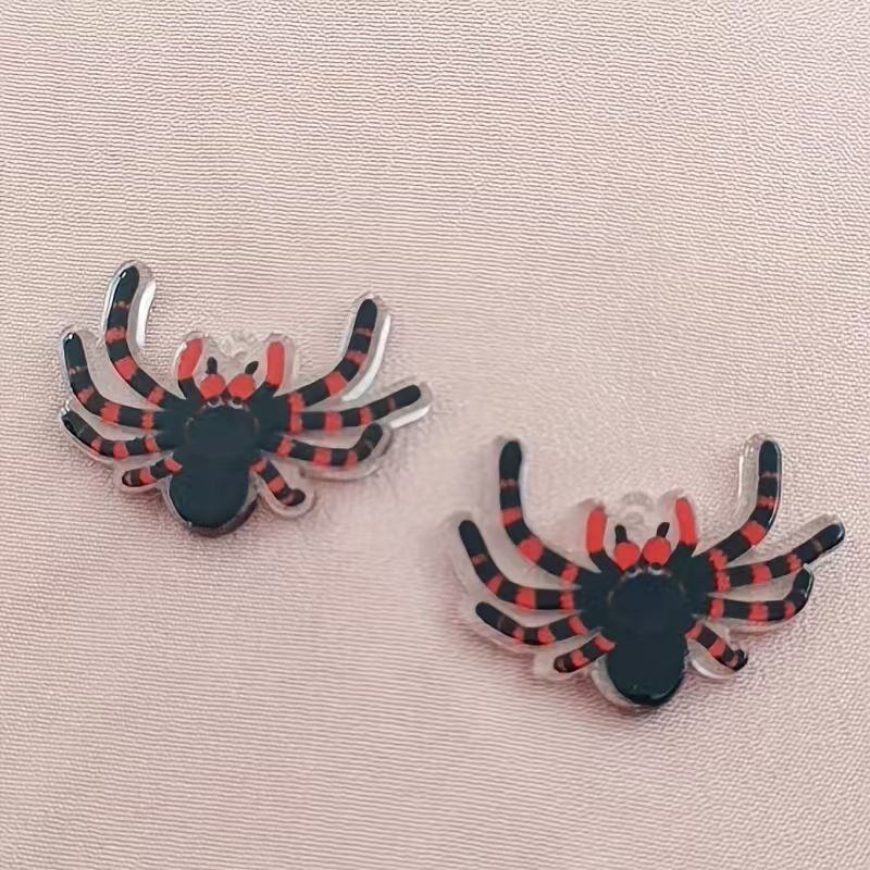 10pcs acrylic Halloween spider - đánh giá và giá Jewelry Making Diy
