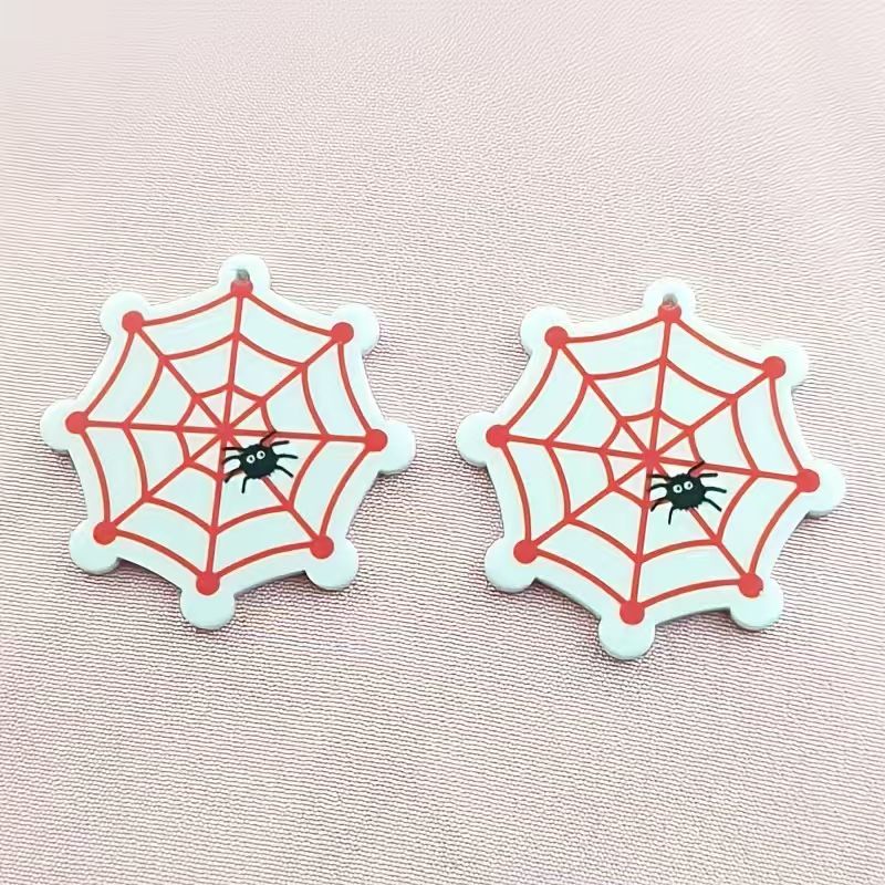 10pcs acrylic Halloween spider - đánh giá và giá Jewelry Making Diy