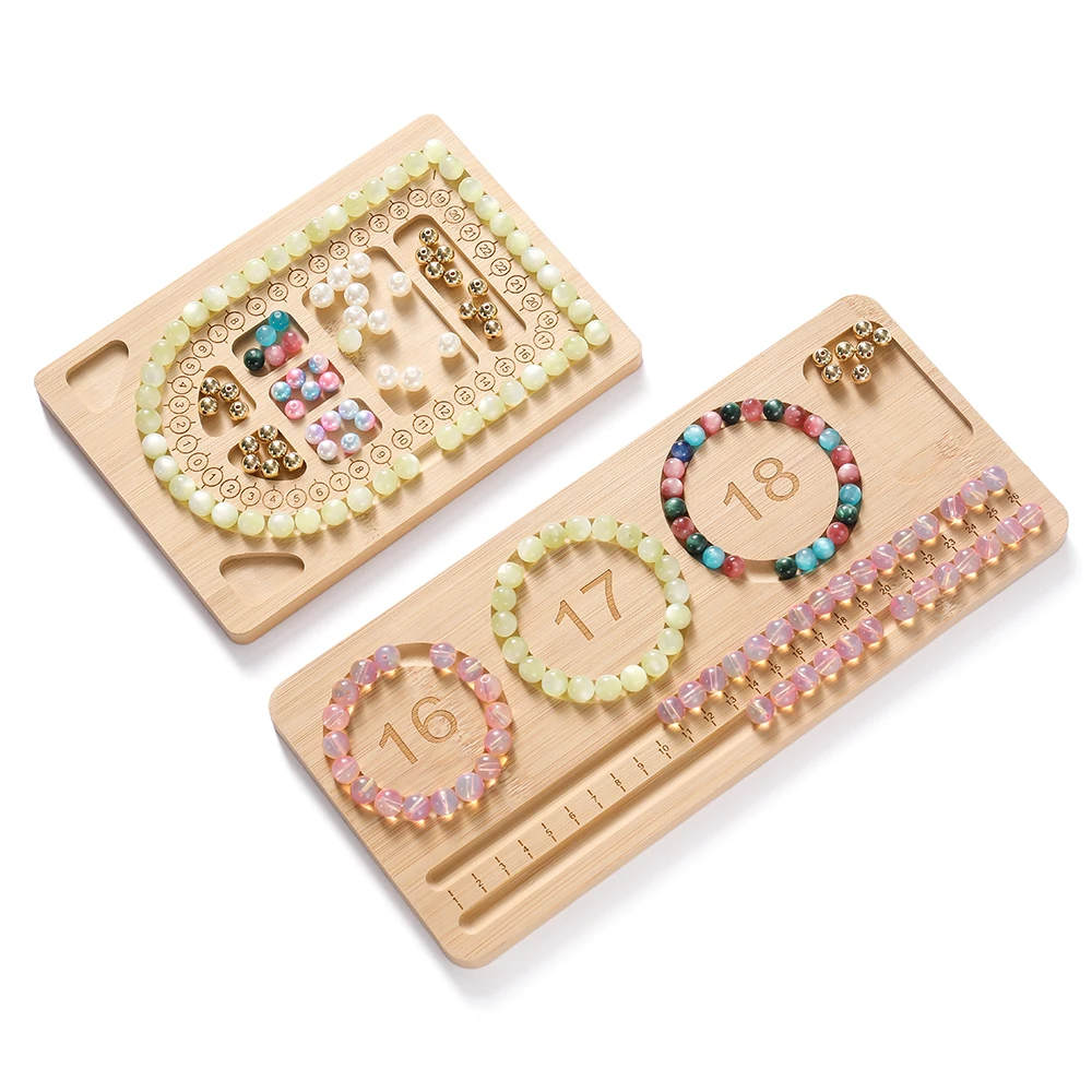 Wooden Flocked Beading Tray DI - đánh giá và giá Jewelry Making Table