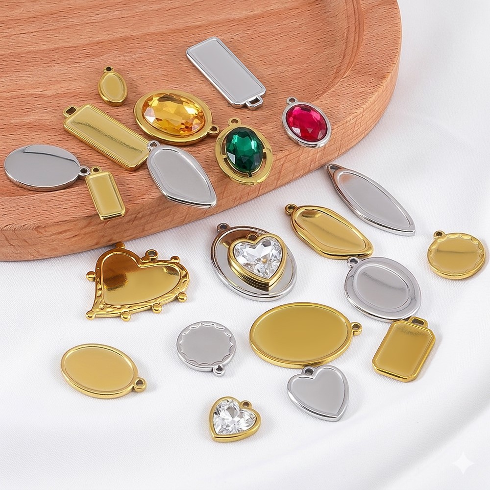 5pcs 1pcs No Fade Stainless Ir - đánh giá và giá Pendant Blank Bezel