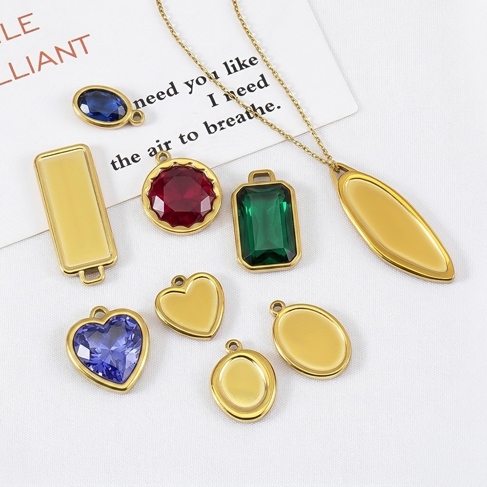 5pcs 1pcs No Fade Stainless Ir - đánh giá và giá Pendant Blank Bezel