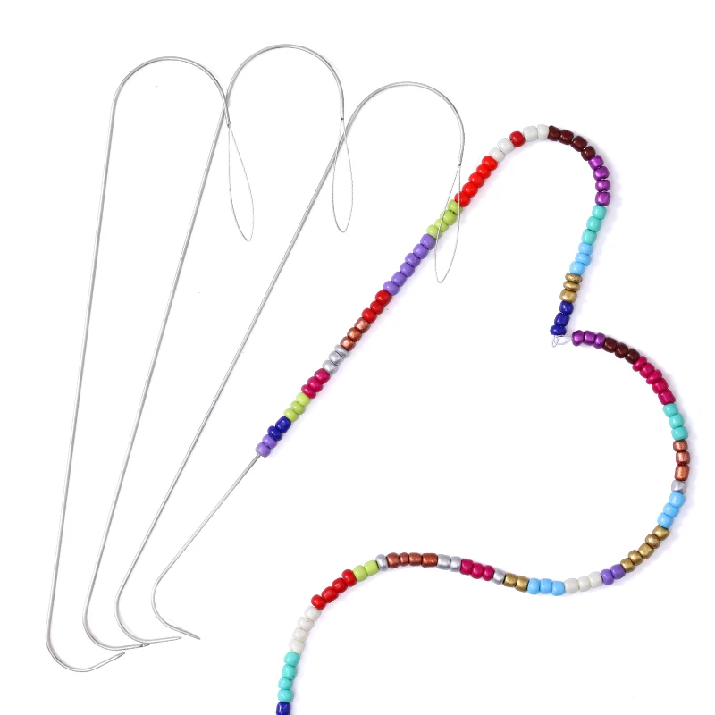 2/5Pcs 5.3 Inches Large Eye Cu - đánh giá và giá Beading Needle Fine
