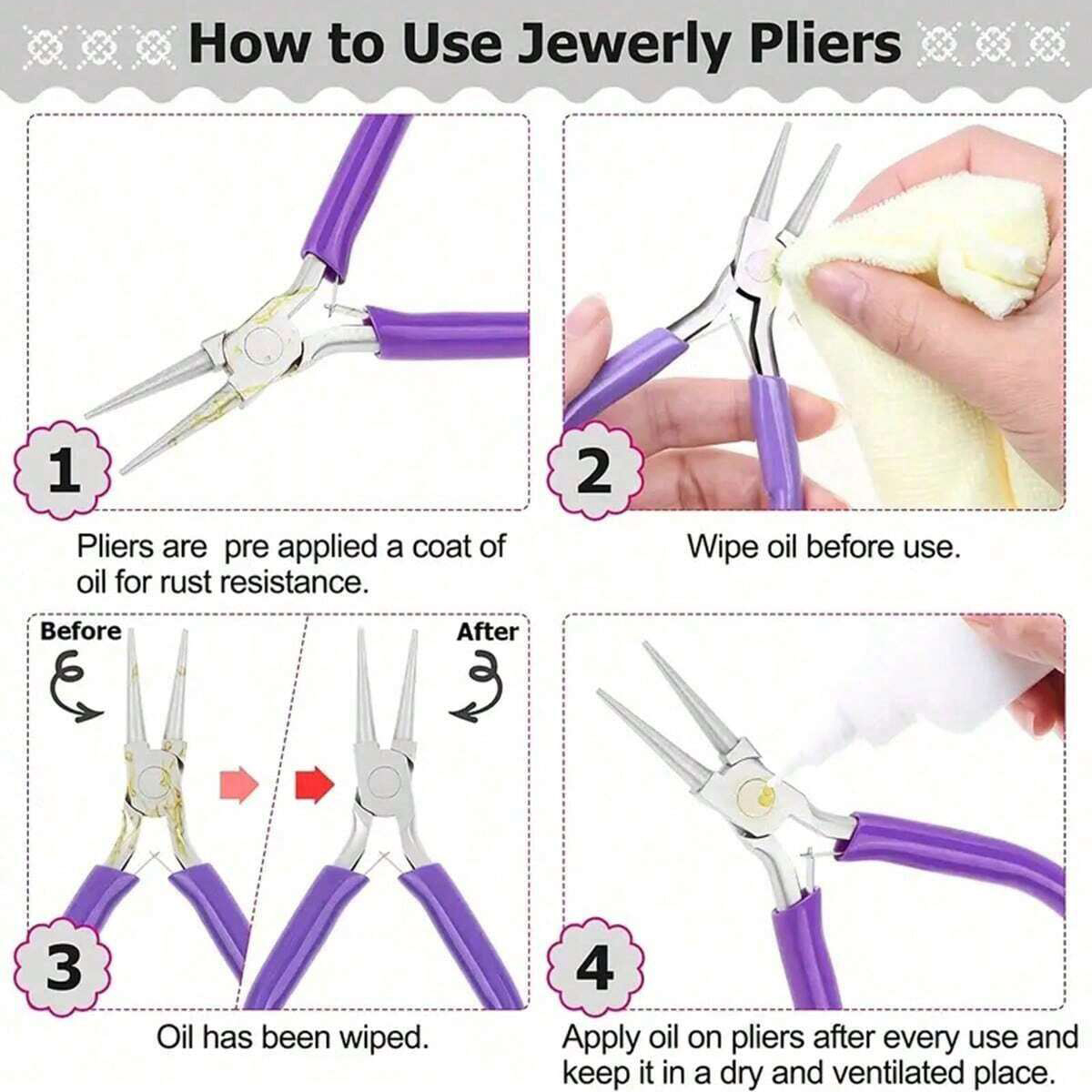 6/5/3pcs Jewelry Making Tools  - đánh giá và giá Jewelry Making Pliers Set