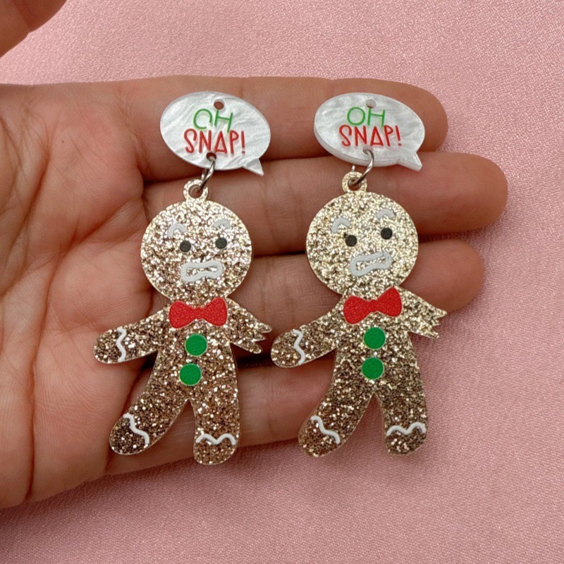 10pcs Cute Christmas Gingerbre - đánh giá và giá Jewelry Making Diy
