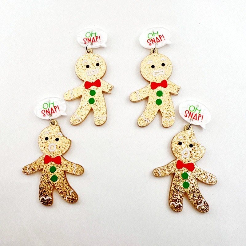 10pcs Cute Christmas Gingerbre - đánh giá và giá Jewelry Making Diy