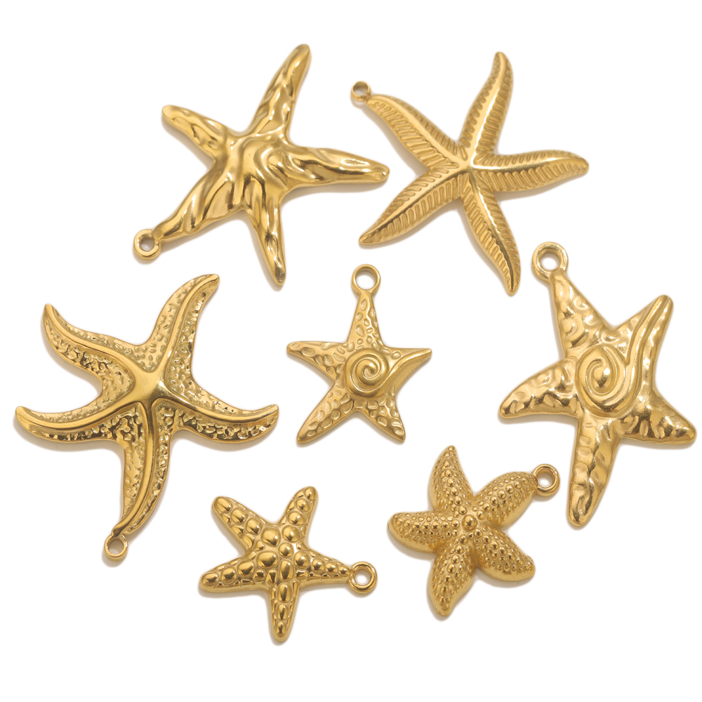 5pcs Stainless Steel Summer St - đánh giá và giá Jewelry Making Materials Wholesale