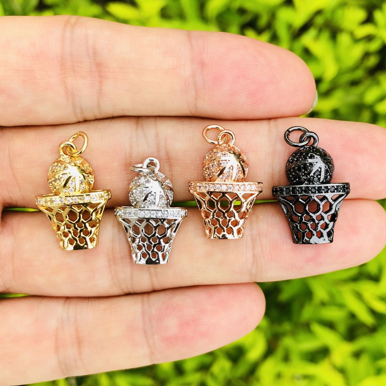 5pcs Zirconia Pave Copper Bask - đánh giá và giá Jewelry Making Game