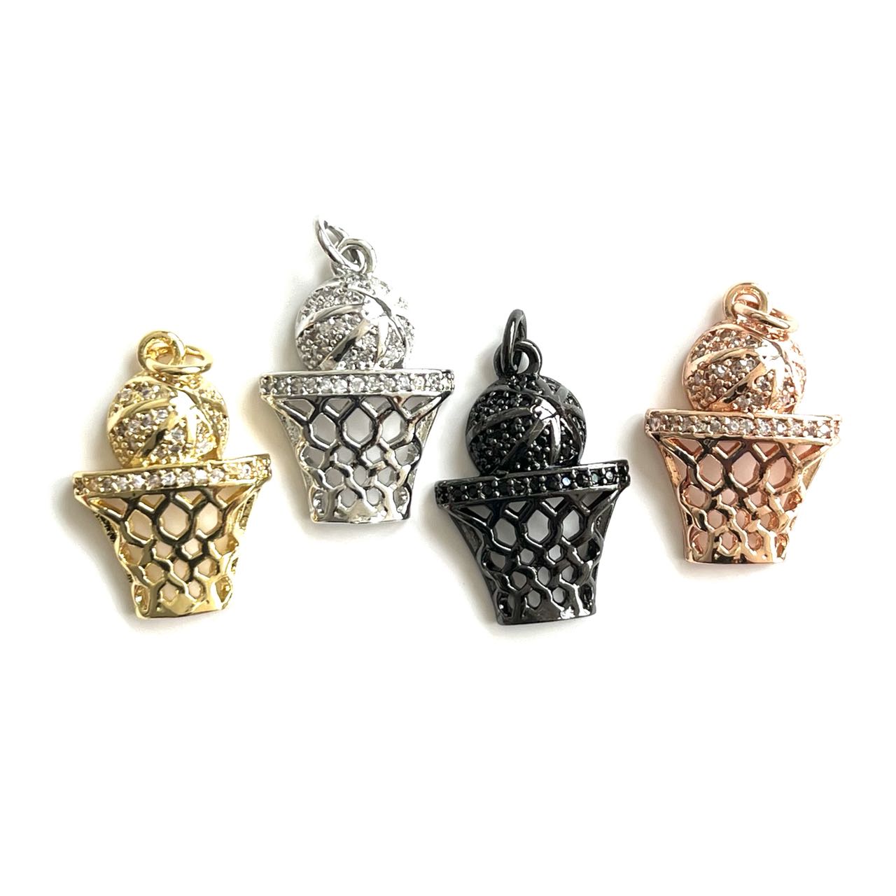 5pcs Zirconia Pave Copper Bask - đánh giá và giá Jewelry Making Game
