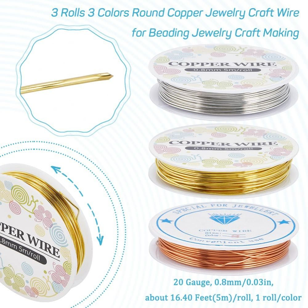 12.8M Copper Jewelry Wire 0.8m - đánh giá và giá Jewelry Making Materials Wholesale