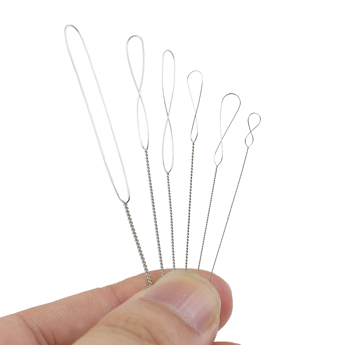 6Pcs/Lot 0.2-0.7mm Twisted Pin - đánh giá và giá Beading Needle Fine