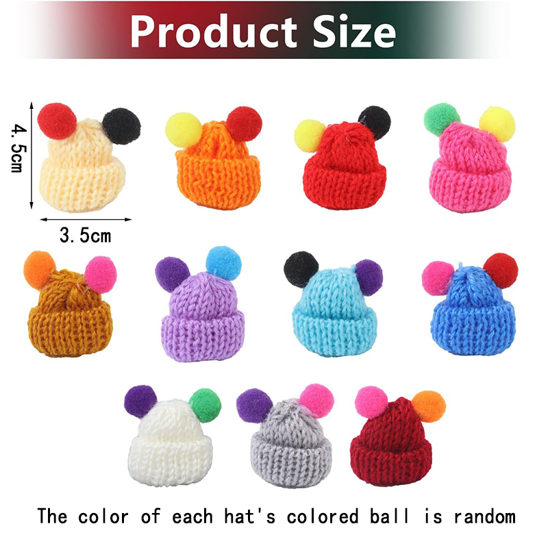 10/20pcs Mini Knitting Hats Kn - đánh giá và giá Jewelry Making Table