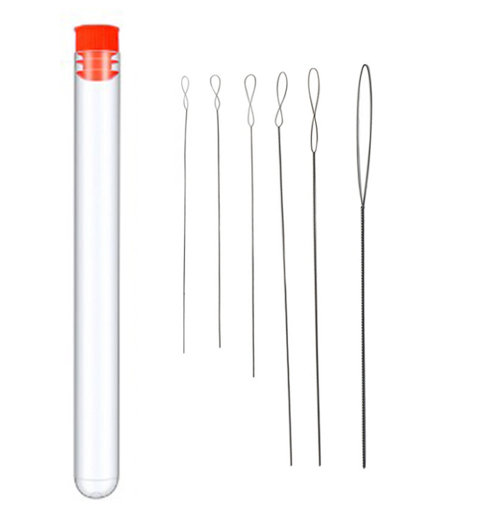 6pcs/lot Oar 0.15-0.7mm twist  - đánh giá và giá Beading Needle Fine