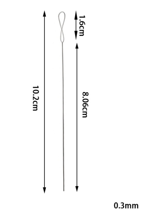 6pcs/lot Oar 0.15-0.7mm twist  - đánh giá và giá Beading Needle Fine