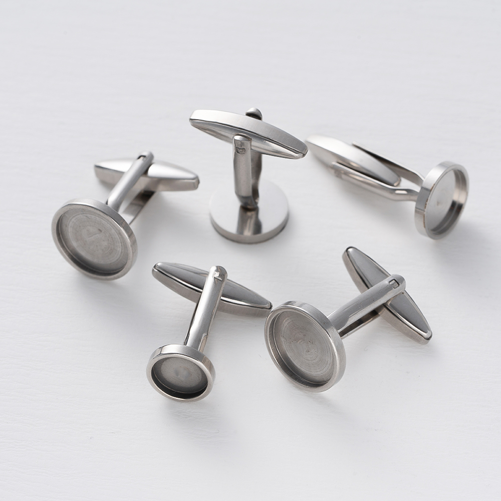 5Pcs Stainless Steel Cufflinks - đánh giá và giá Jewelry Making For Adults