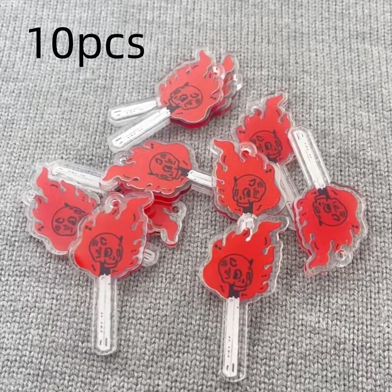 10pcs acrylic skull pendant, D - đánh giá và giá Jewelry Making Diy