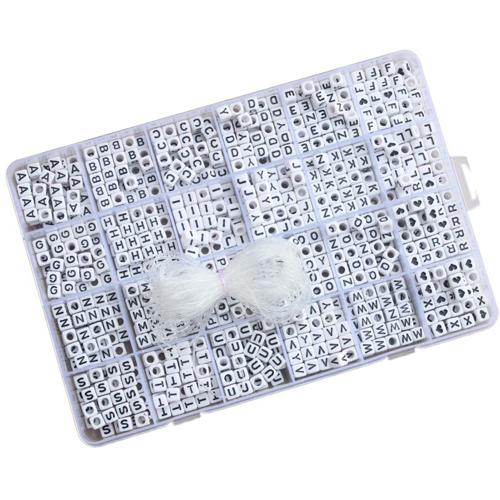1200Pcs 6Mm Acrylic Alphabet B - đánh giá và giá Jewelry Making Game