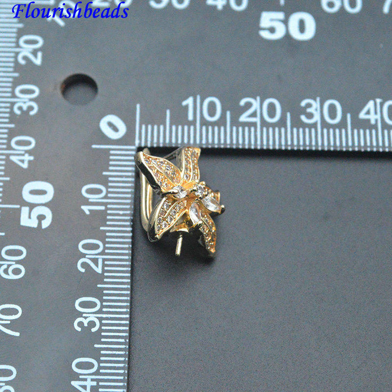 30pc Pin Style CZ Paved Flower - đánh giá và giá Jewelry Making Kit