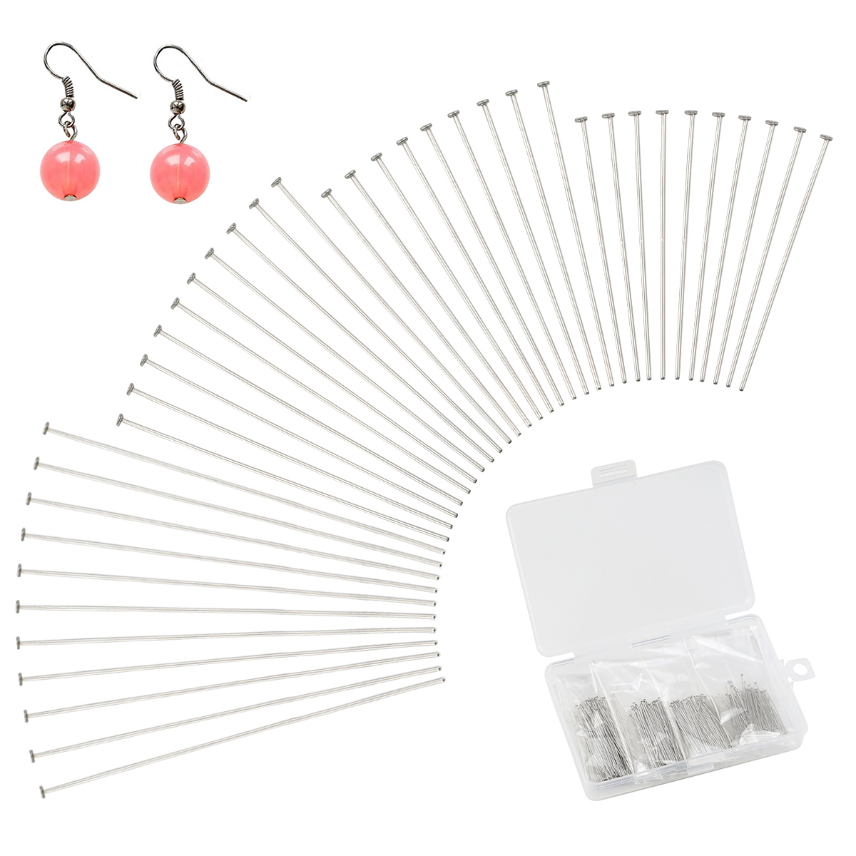 400pcs/box 35-50mm Stainless S - đánh giá và giá Beading Needle Fine