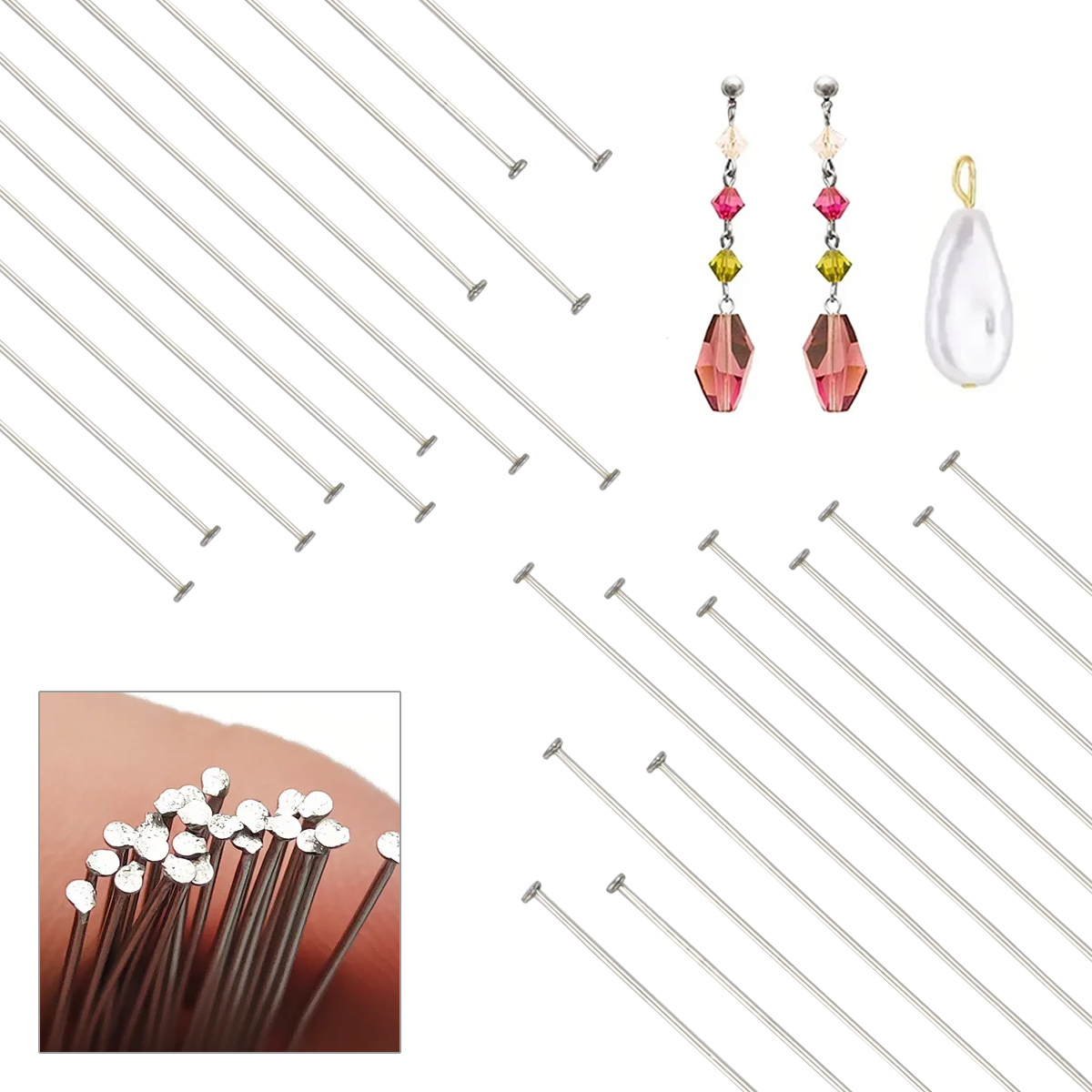 400pcs/box 35-50mm Stainless S - đánh giá và giá Beading Needle Fine