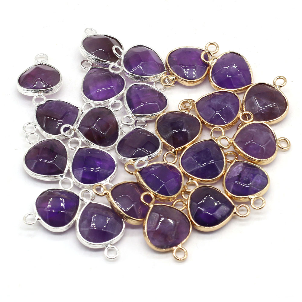 2pcs Natural Stone Connectors  - đánh giá và giá Jewelry Making For Adults