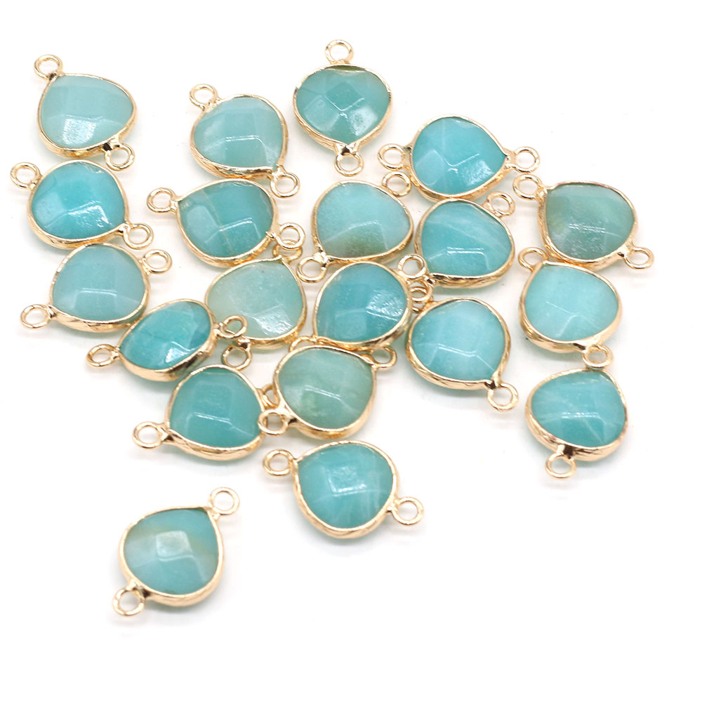 2pcs Natural Stone Connectors  - đánh giá và giá Jewelry Making For Adults