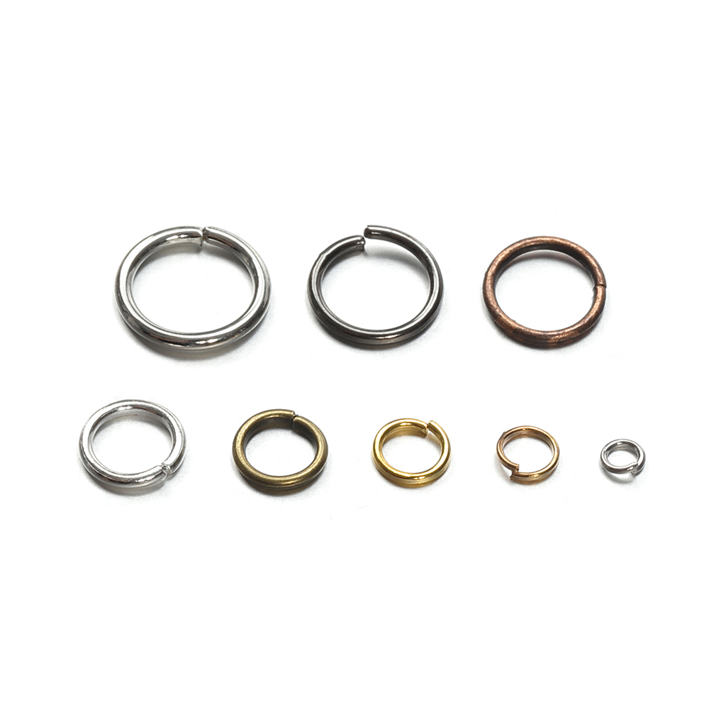 200pcs 3/4/5/6/7/8/10/12mm Met - đánh giá và giá Jewelry Making Jump Rings