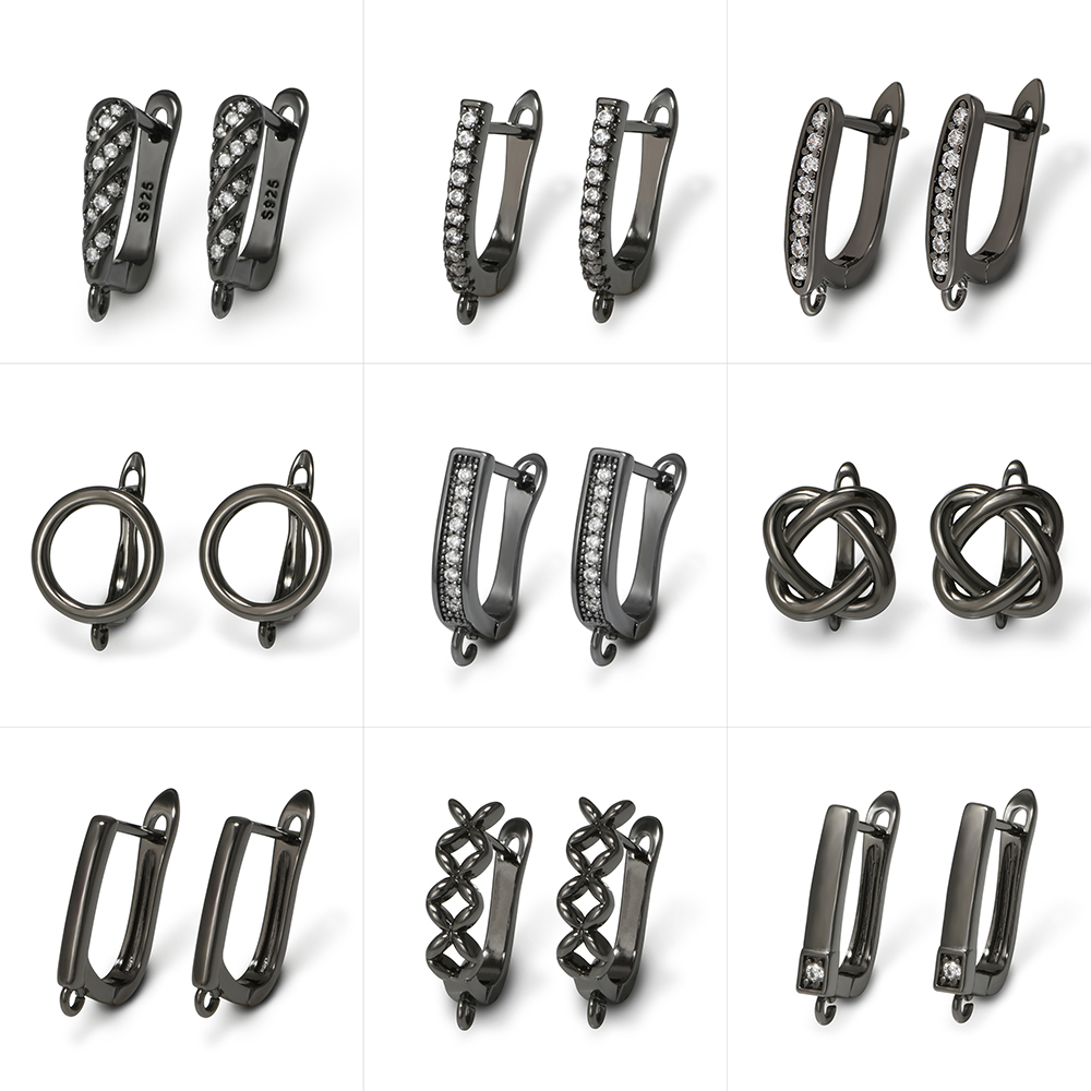 YANASI 1 Pair Gun Black  Brass - đánh giá và giá Jewelry Making Ideas