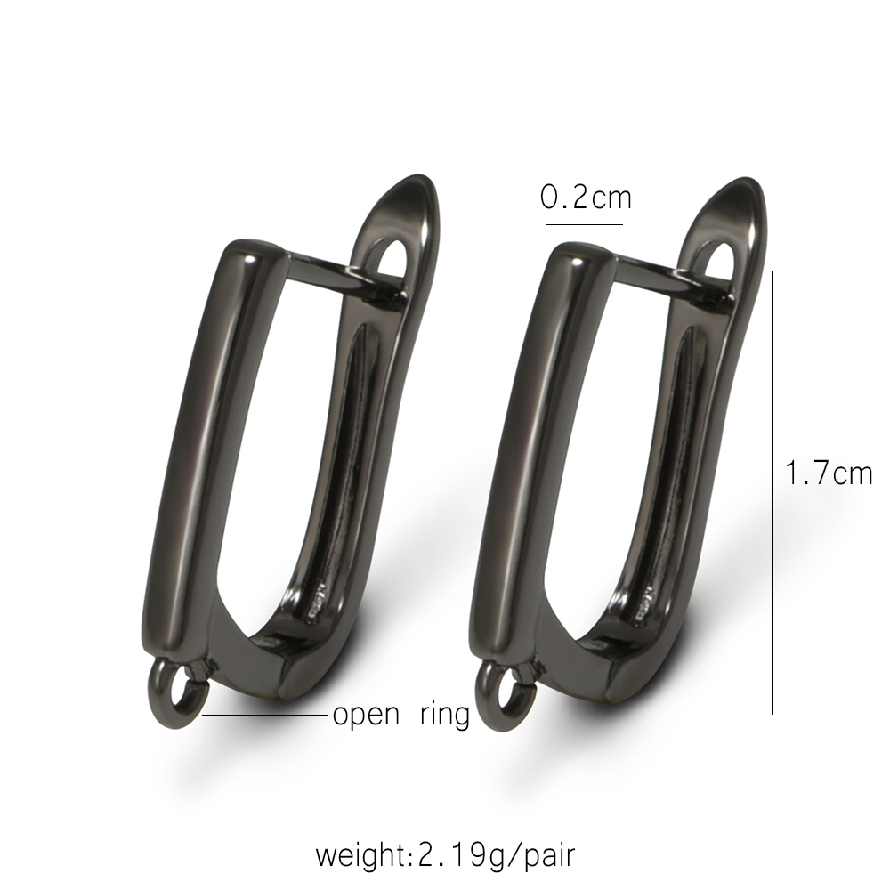 YANASI 1 Pair Gun Black  Brass - đánh giá và giá Jewelry Making Ideas