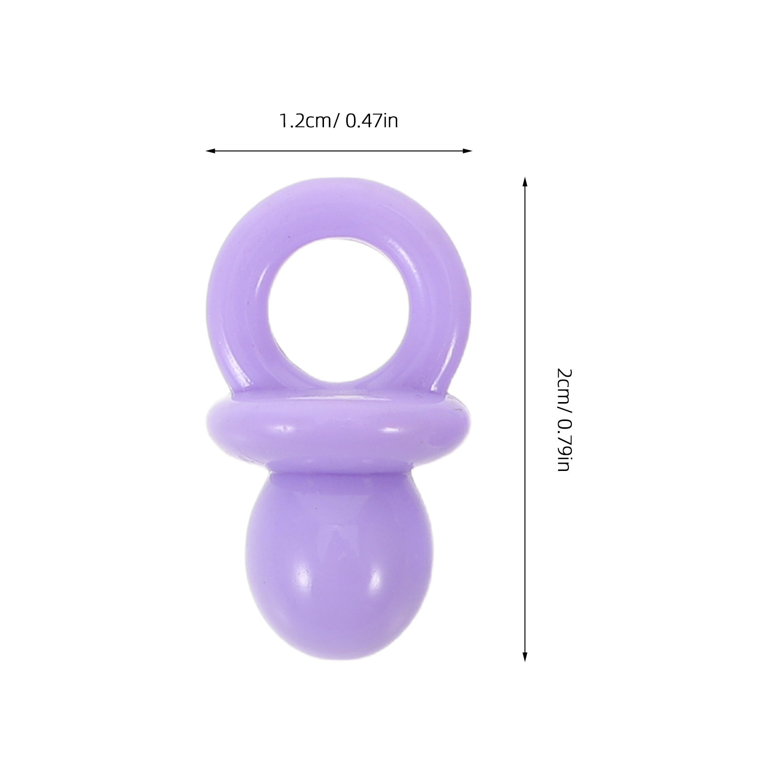 60Pcs Miniature Pacifier Charm - đánh giá và giá Jewelry Making Game