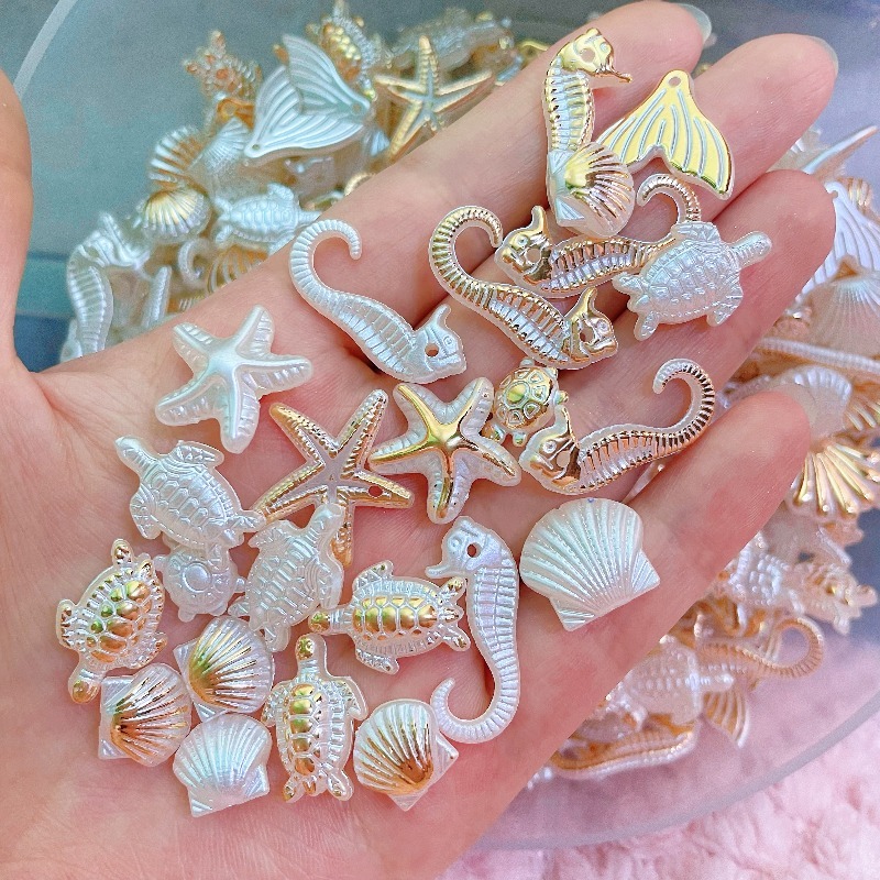 35/50/60Pcs Ocean Animal Acryl - đánh giá và giá Jewelry Making For Adults